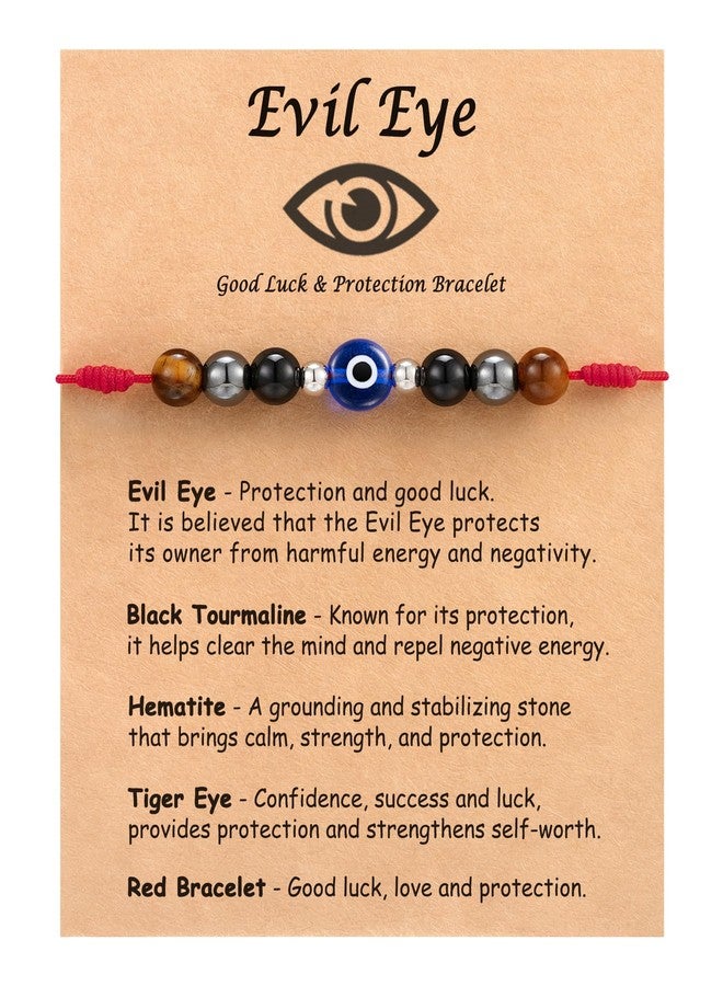 Tarsus Evil Eye Bracelets for Women Men Red String Bracelet for Women Evil Eye Jewelry Protection Charm Good Luck Gifts for Friends Coworker Sister - Image 1